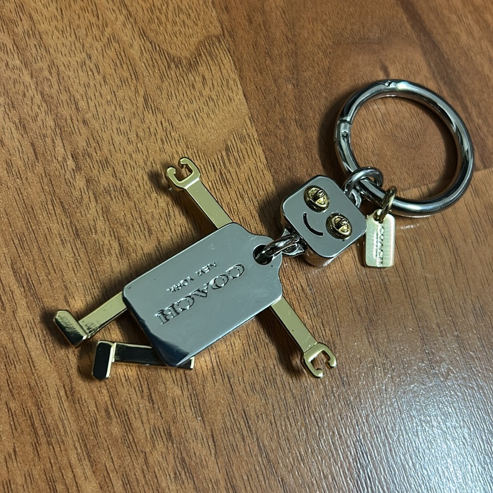 Coach Gold Robot Keychain - Picture 6 of 8
